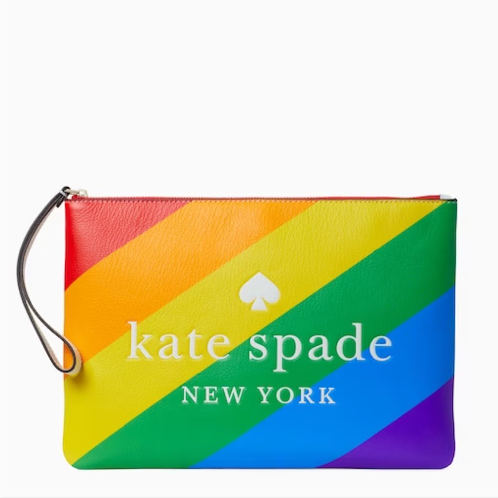 Kate spade large zip pouch